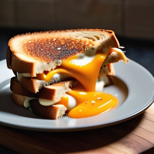Golden Grilled Cheese and Tomato Soup.