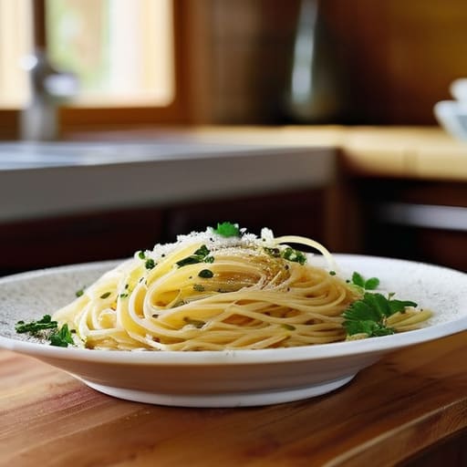 Deliciously resourceful "Pantry Raid" Pasta.