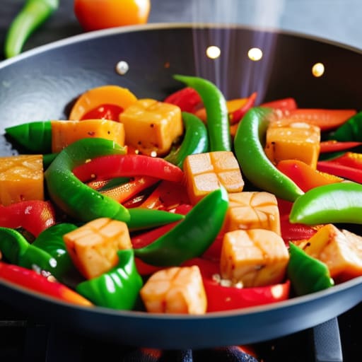 Bringing It All Together in stir fry.