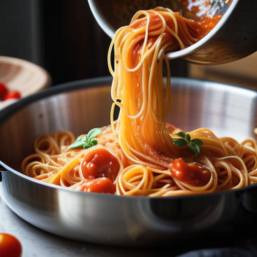 Bringing It All Together for perfect pasta.