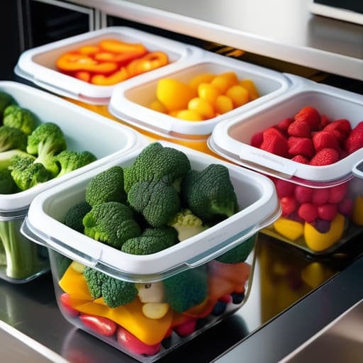 Taming the Kitchen Chaos with freezer organization.