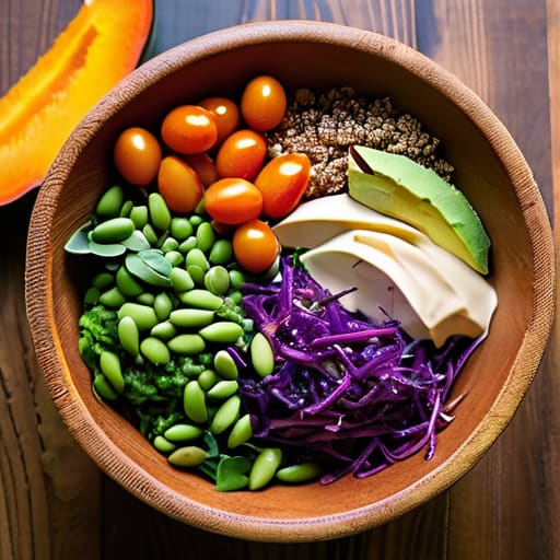 The "Everything but the Kitchen Sink" Grain Bowl.