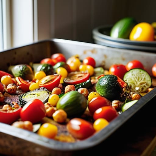 The One-Pan Mediterranean Wonder roasted meal.
