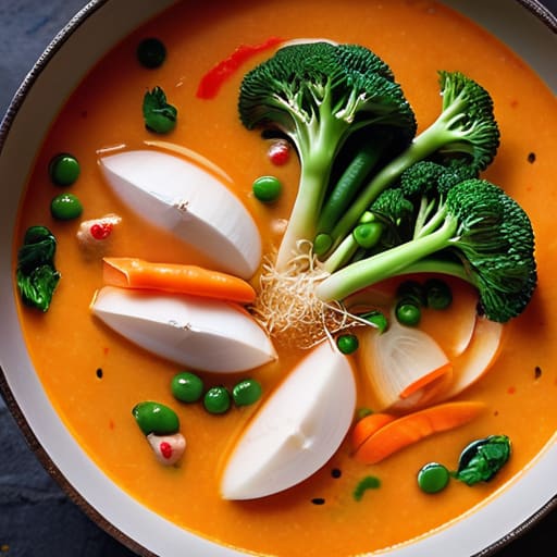 Warm bowl of Cozy Coconut Curry Bliss.