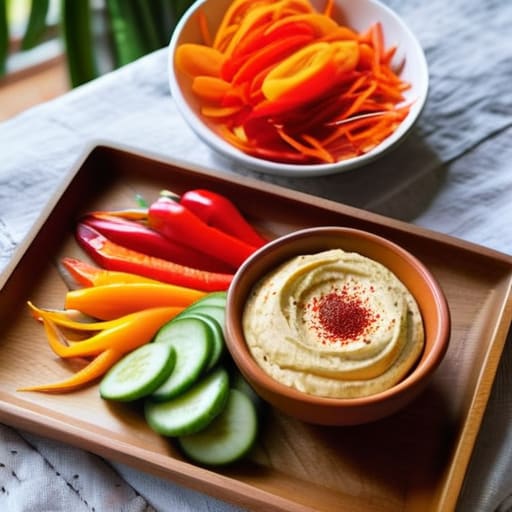Crunchy Veggies with a Creamy Twist bowl.