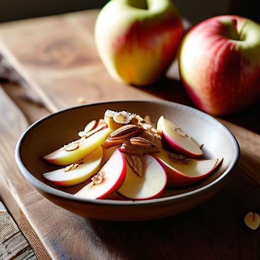Apple Slices and Nut Butter Magic snack.